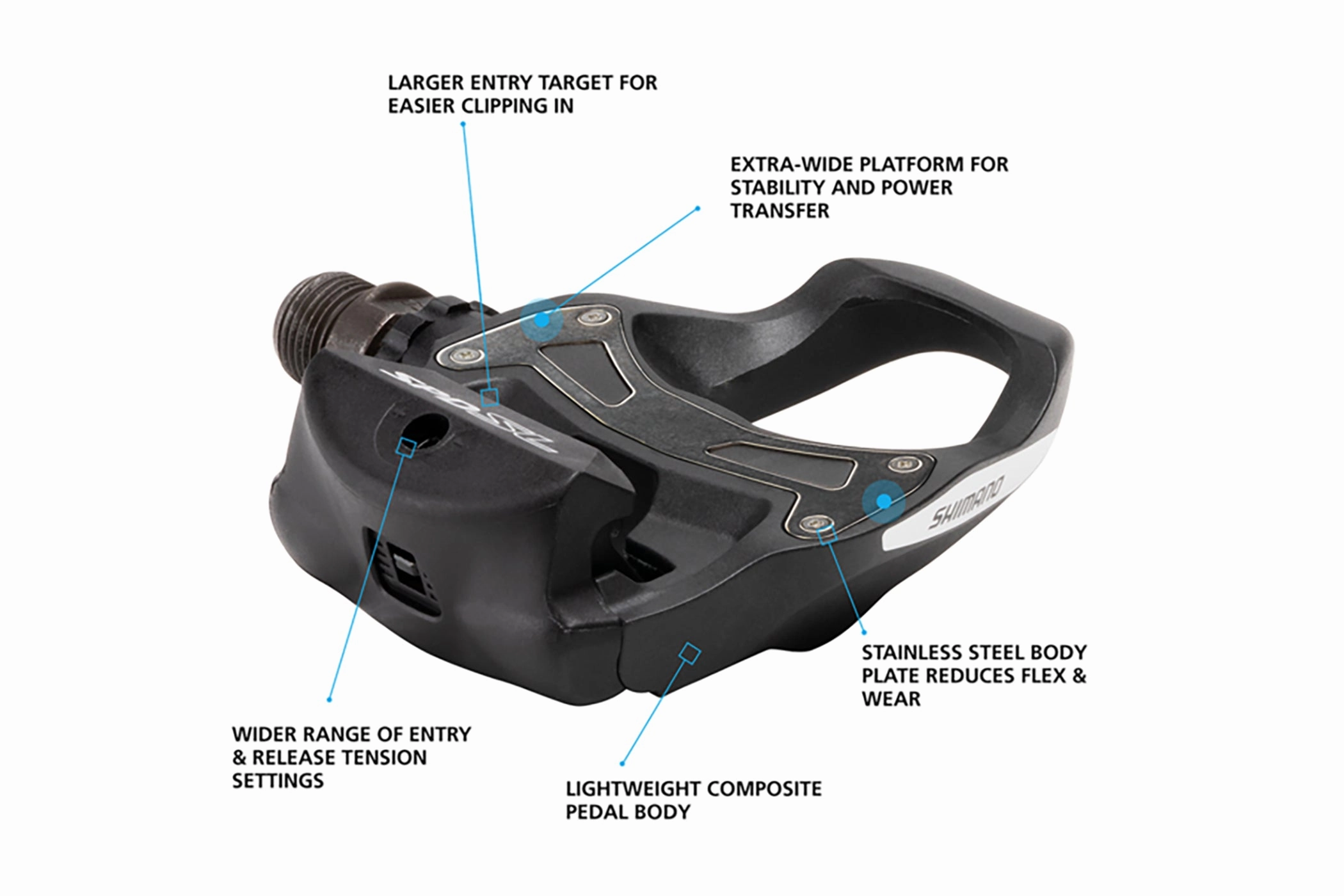 Shimano PD-R550 Clipless Road Pedals