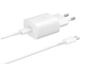 Dont Miss This Deal Samsung 25W Travel Adapter 2 Pin With C To C Cable - White