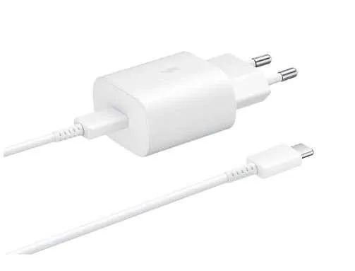 Dont Miss This Deal Samsung 25W Travel Adapter 2 Pin With C To C Cable - White