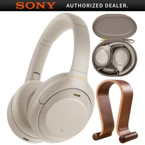 Online Exclusive Deal Grab the Deal Now Sony Wh1000Xm4/S Noise Cancelling Wireless Headphones   Wood Headphone Stand