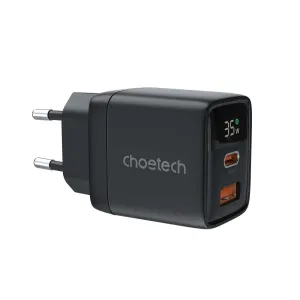 Limited Time Hot Deal Choetech Pd6052 Pd35W Usb-C & Usb-A Gan Charger With Display