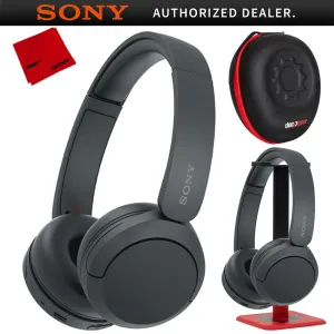 Mega Online Discount Sony Wh-Ch520 Wireless Headphones With Microphone, Black W/ Pro Stand Kit
