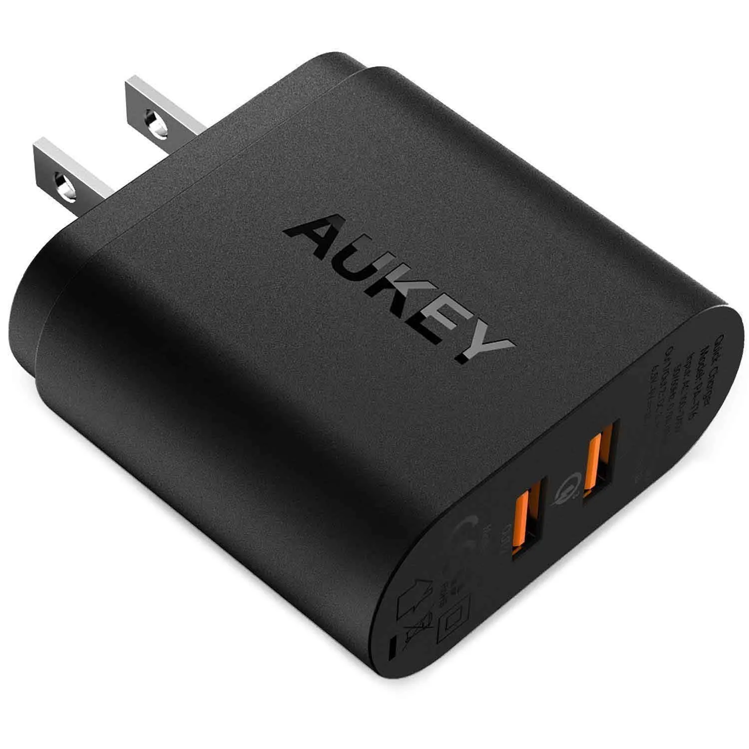Exclusive Savings Event Limited Time Hot Deal Aukey Dual-Port Usb Wall Charger With Quick Charge 3.0