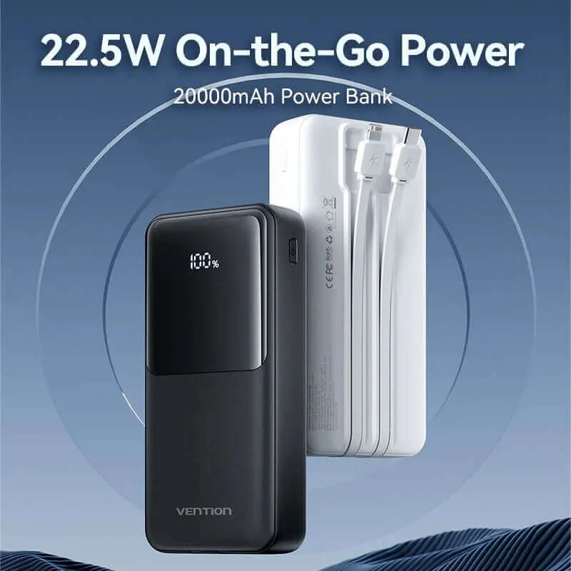 Online Deal Frenzy Vention 20000Mah Power Bank 22.5W