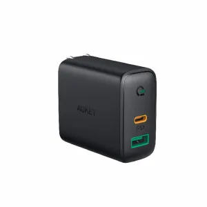 Hot Offer Frenzy Aukey Dual-Port 30W Pd Wall Charger With Dynamic Detect