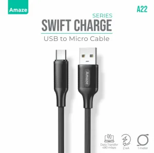 Today Only Offer Hot Pick Online Amaze A22 Swift Series Usb To Micro Cable 2.4A 1M