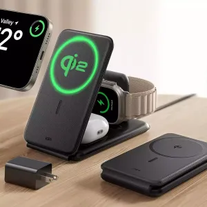 Clearance Event MustHave Steals Esr Qi2 3 In 1 Travel Wireless Charging Set Black