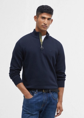 Trending Offer Today Cotton Half Zip Knitted Jumper