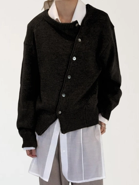 Dropped Shoulder Buttoned Cardigan Todays Steal Surprise Offer Now