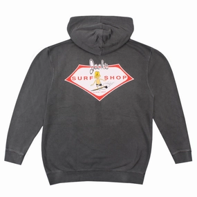 Shop Todays Picks Trending Today Steal Little Dude Pigment Dyed Pullover Hoodie 25' - Black