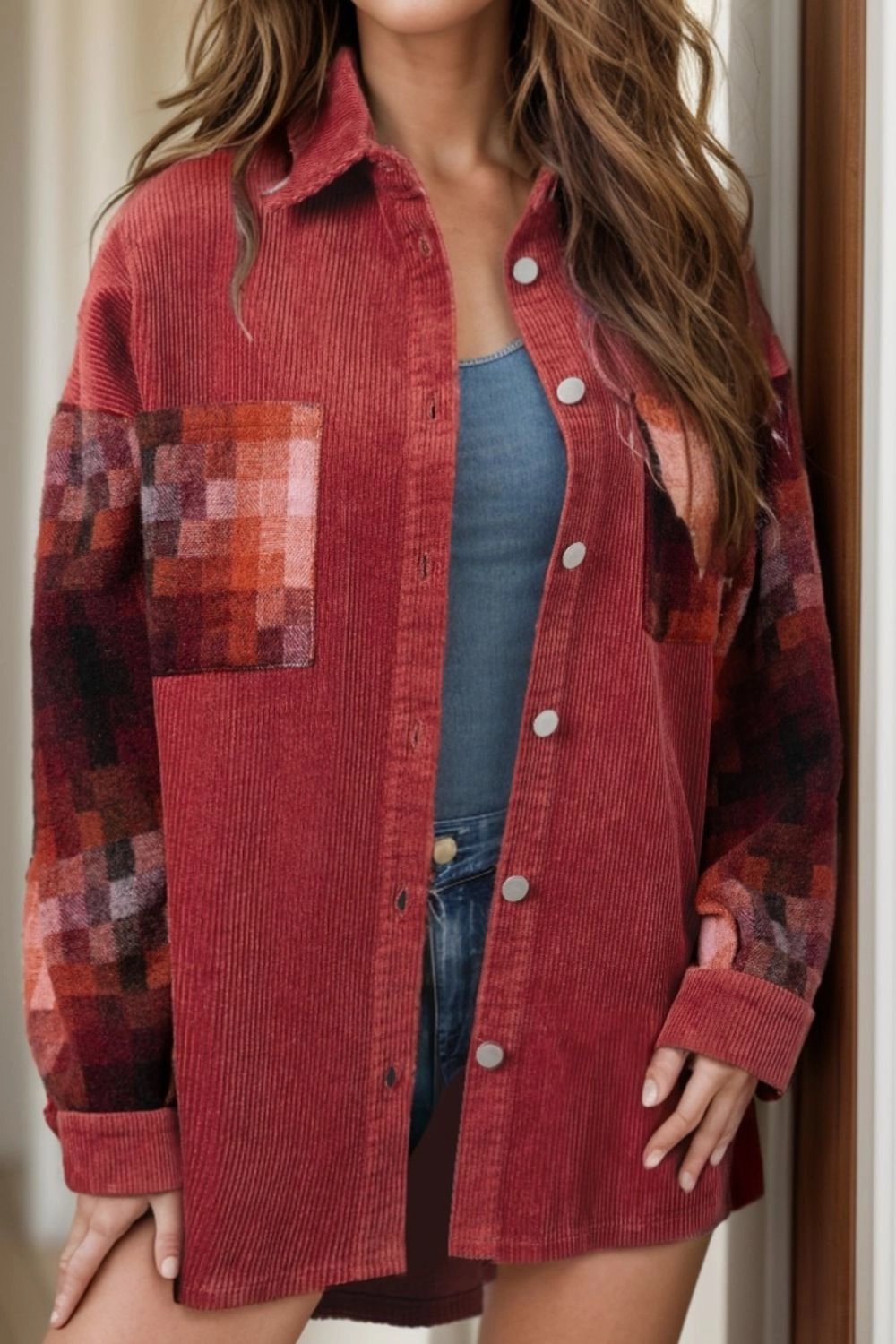 Button Up Long Sleeve Jacket Hot Pick of the Day Best Price Today