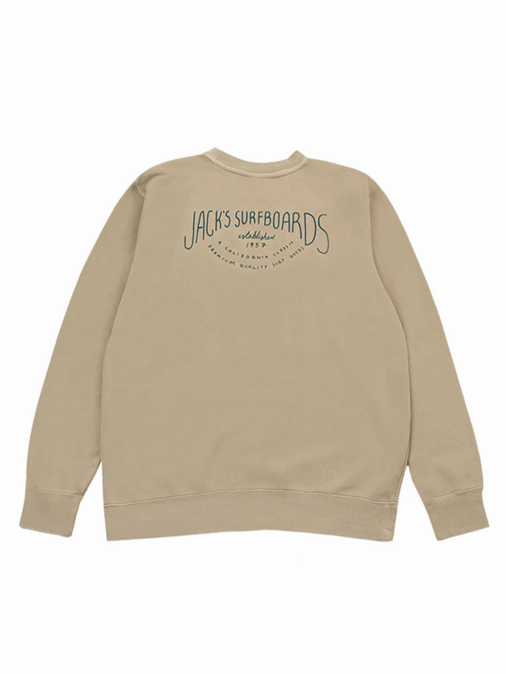 Shop Hot Deals Crescent Pigment Dyed Crew Neck Sweatshirt - Cement