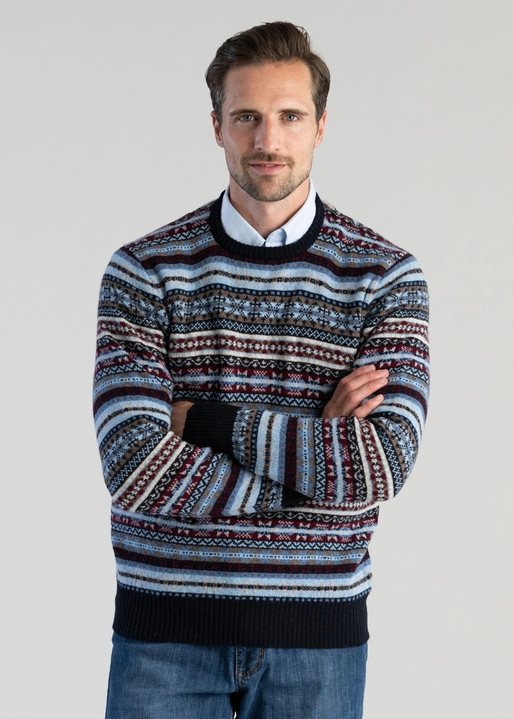 Special Steal Event Hot Picks Today Lambswool Fairisle Crew