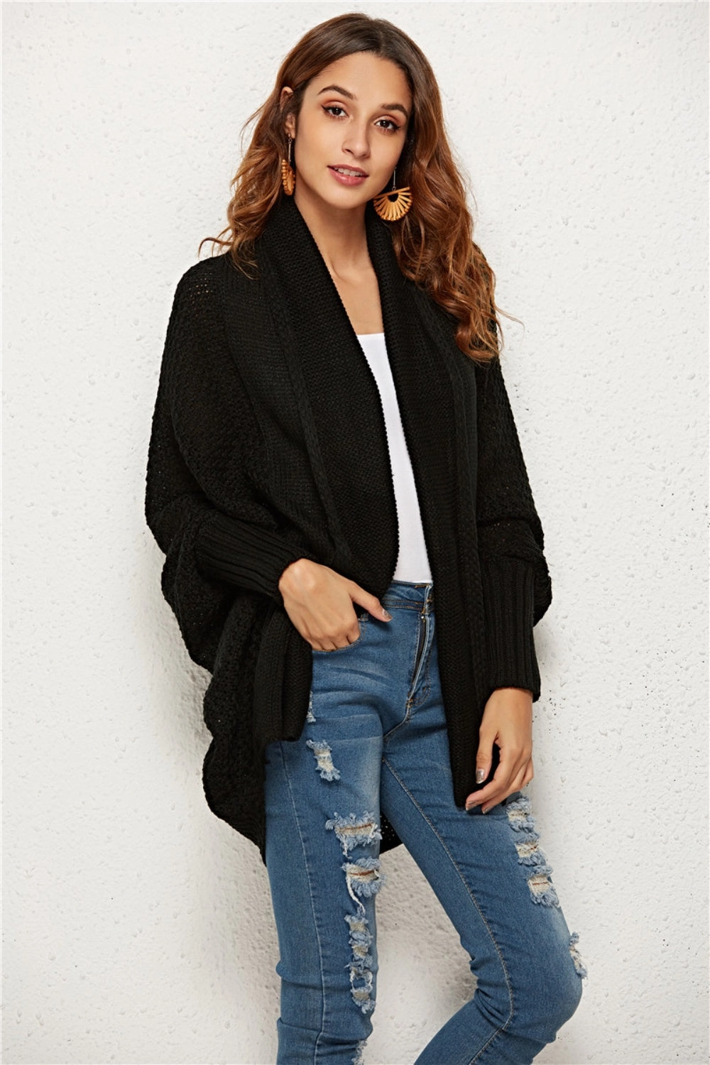 Hot Item Clearance Dont Miss This Steal Angel Wings Open Front Batwing Sleeve Cardigan