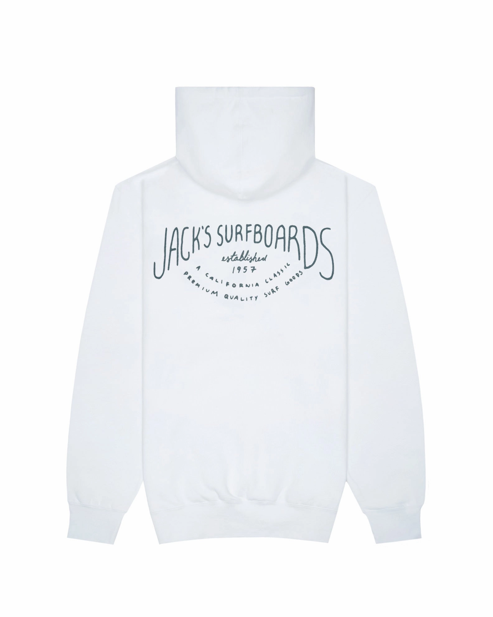Steal the Deal Now Save Big Online Crescent Pullover Hoodie - White