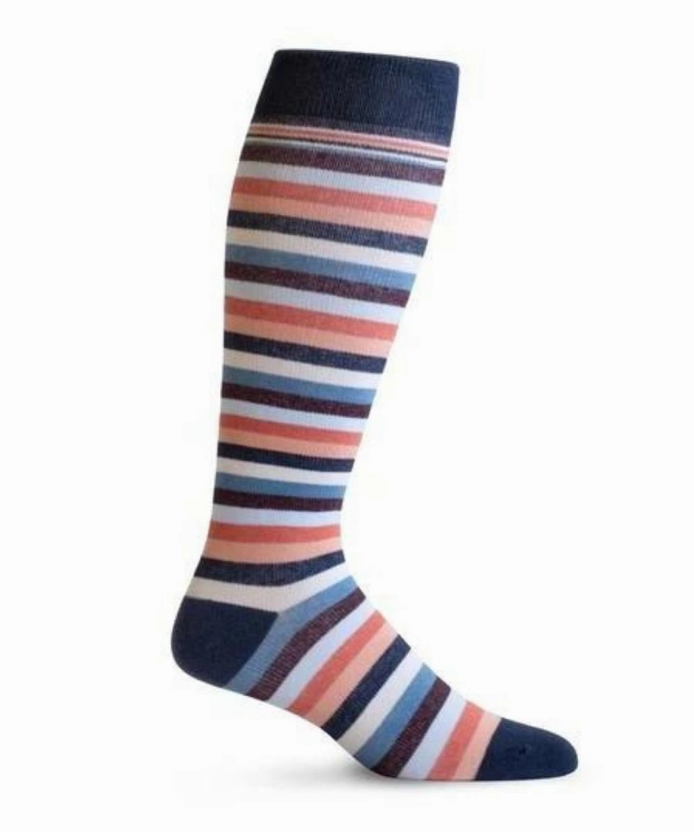 "Think Tank" Cotton Compression Socks By Top & Derby (15-20 Mmhg) - Sale Mega Discount Today Shop Grab Now