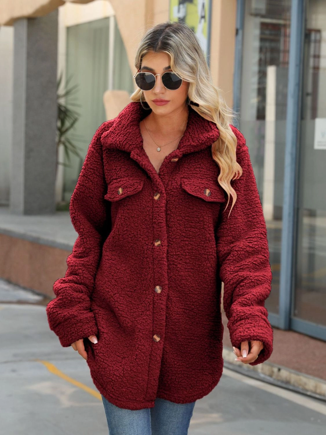 MustHave Steals Button Down Collared Coat