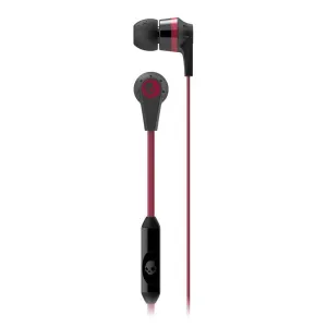 Skullcandy Ink'D 2.0 Earbud Headphones With Mic - Black/Red Save More Online