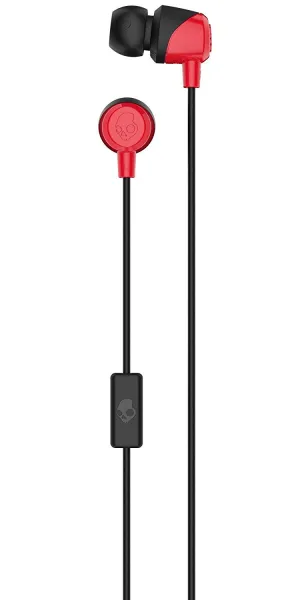 Skullcandy Jib In-Ear Headphones With Mic - Red/Black Dont Miss Hot Deals