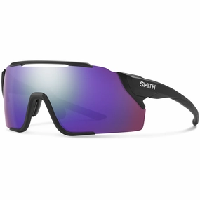 Smith Attack Mag Mtb sunglasses - Matt black Violet mirror
