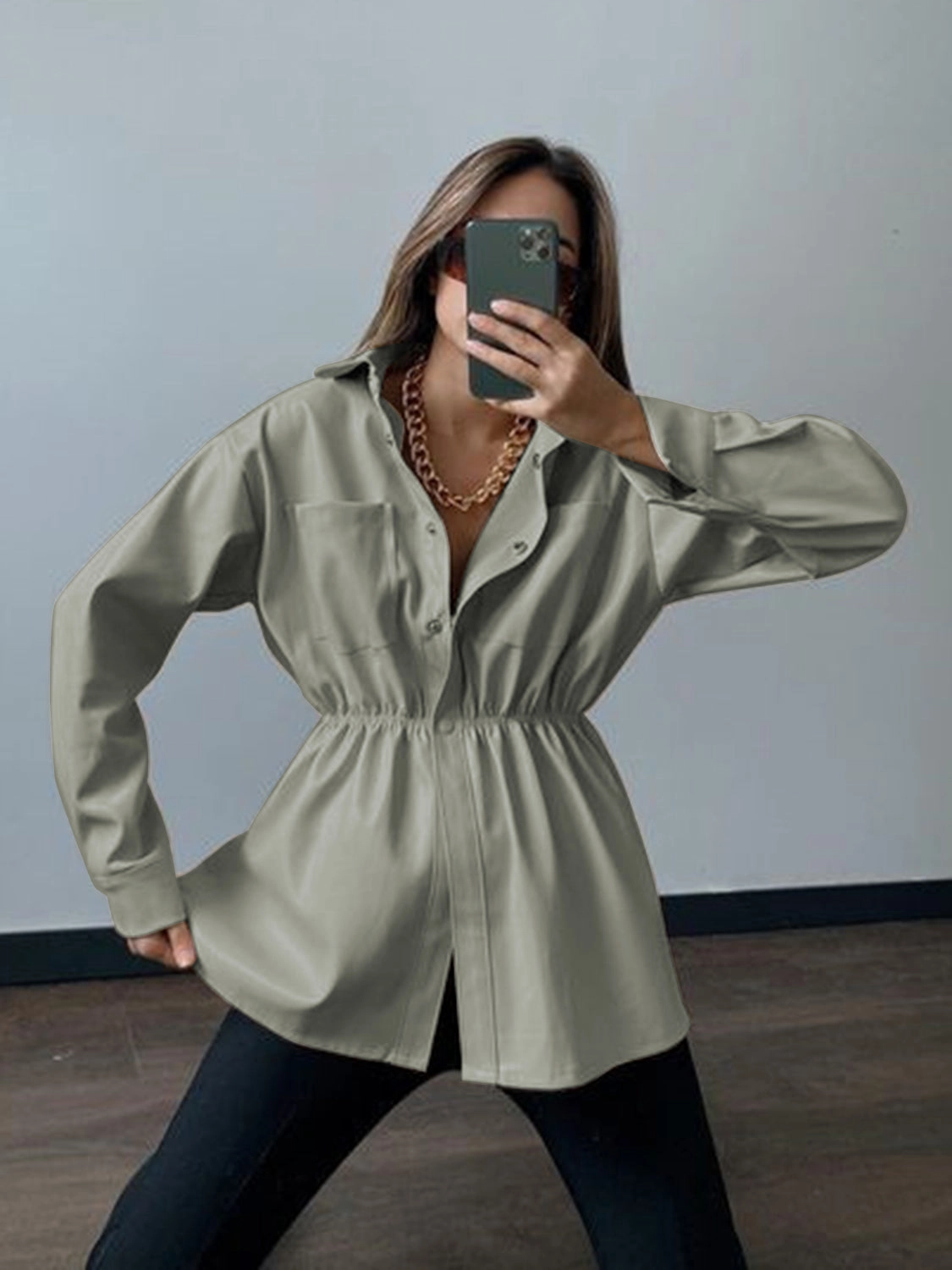 Snap Down Collared Jacket Flash Deal Alert Today Only Offer