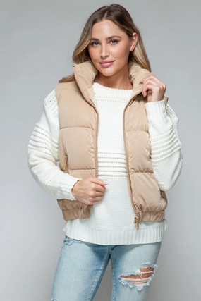 Snobbish Fine Fur Lining Quilted Vest Shop Hot Picks Hot Sale Alert