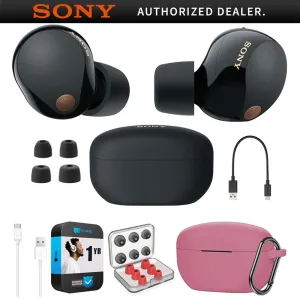 Limited Stock Alert Sony Noise Canceling Truly Wireless Earbuds, Black   Accessories   Warranty Bundle