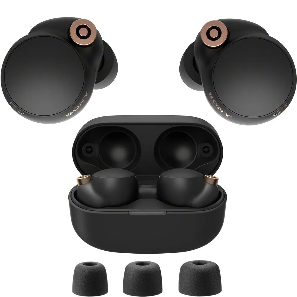 MustHave Deals Sony Wf-1000Xm4 Noise Canceling Truly Wireless Earbuds (Black) Refurbished