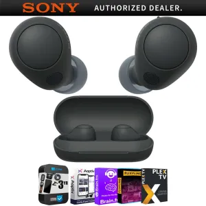 Sony Wf-C700N Truly Wireless In-Ear Headphones, Black W/ 3 Year Warranty Bundle Shop Today Save Today Only Special