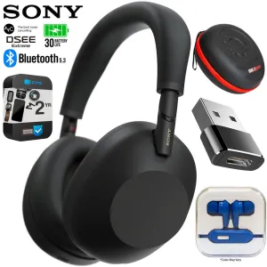Limited Time Discount Sony Wh-1000Xm6 Best Wireless Noise Canceling Headphones, Black   2Yr Warranty Bundle