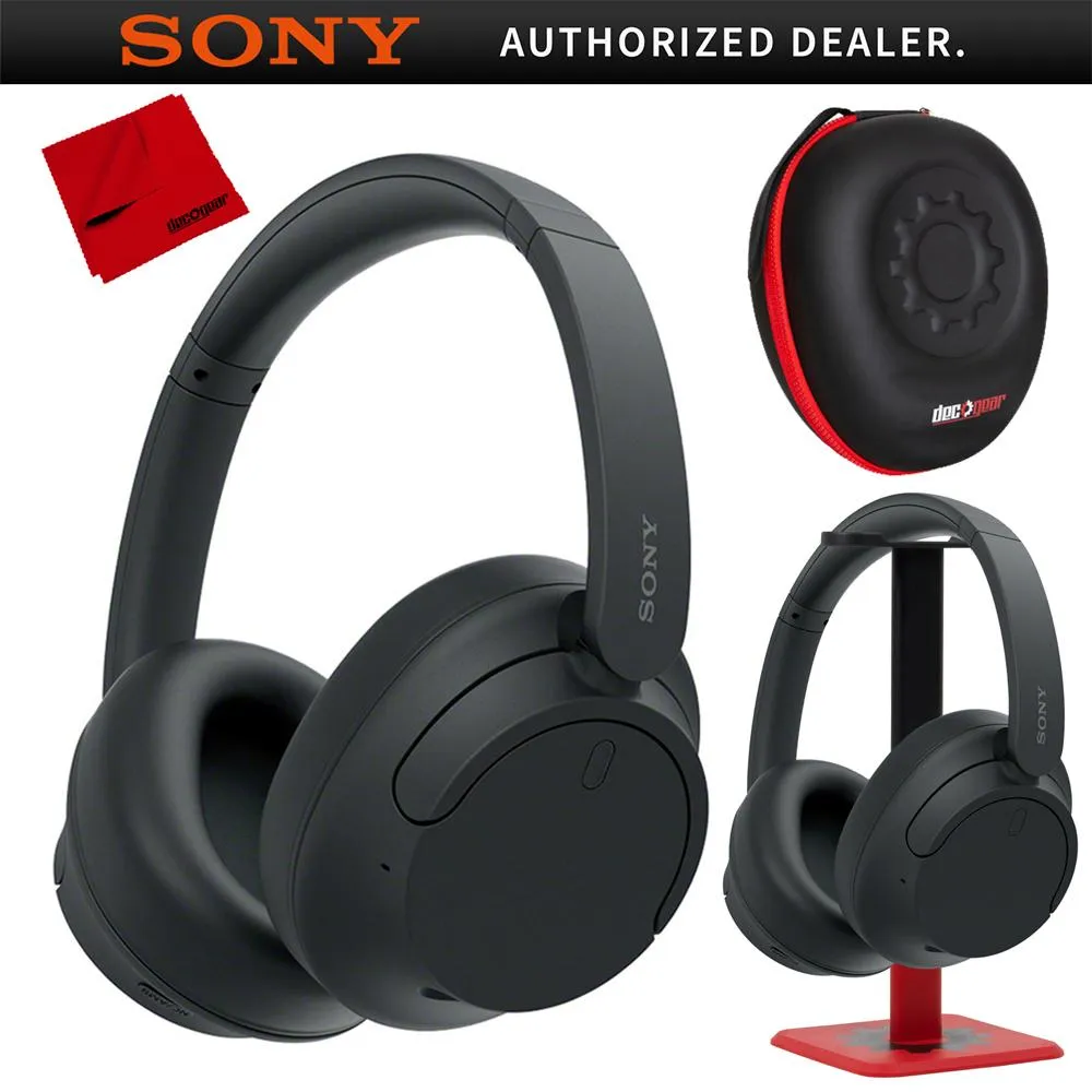 Sony Wh-Ch720N Wireless Noise Cancelling Headphone, Black W/ Pro Stand Kit Limited Stock Hot Deal Grab the Deal Now