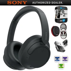 Sony Wireless Noise Cancelling Headphone, Black Whch720N/B   2 Year Protection Pack Save Today Only