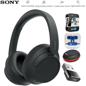 Sony Wireless Noise Cancelling Headphone Black With 2 Year Warranty Bundle Trending Now Offer