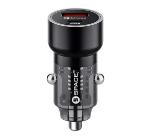 Hot Discount Deal Todays Special Savings Space Cc-180 Pd Quick Charge 3.0 Car Charger