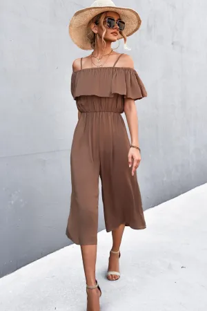 Daily Hot Deal Dont Wait Save Today Spaghetti Strap Layered Jumpsuit