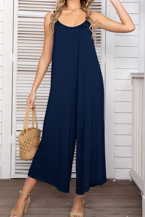 Grab It Before Gone Spaghetti Strap Scoop Neck Jumpsuit