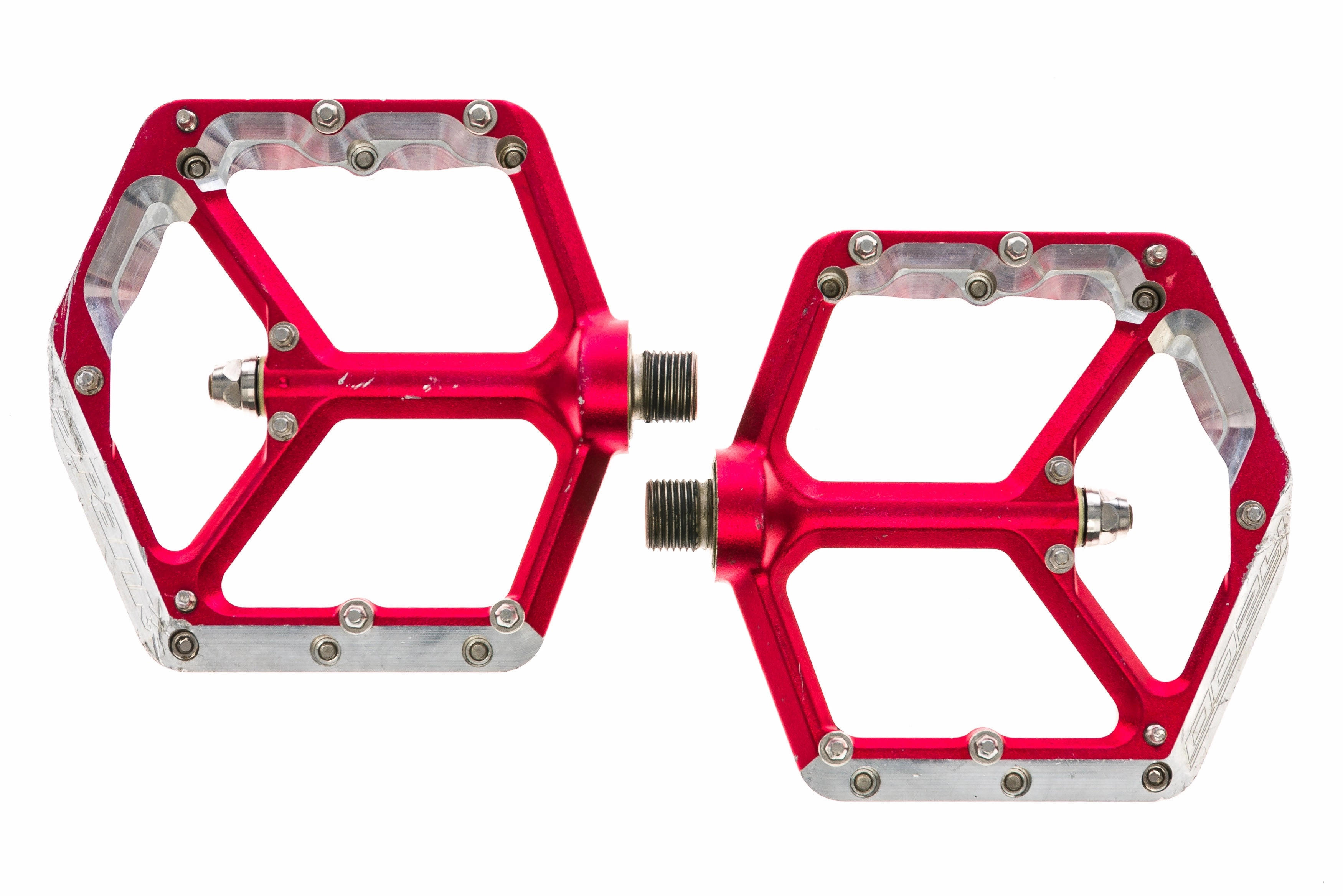 Spank Oozy Trail Pedals Platform Red