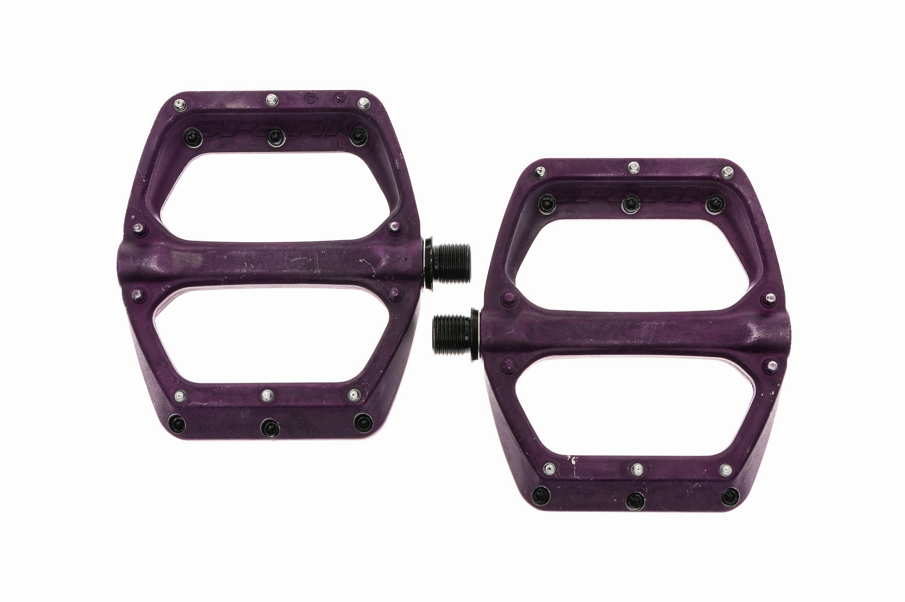 Spank Spoon DC Pedals Platform Purple