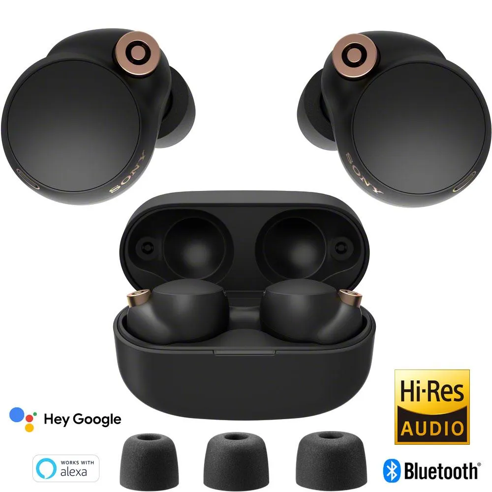 Online Exclusive Offer Today Only Special Sony Wf-1000Xm4 Industry Leading Noise Canceling Truly Wireless Earbuds (Black)