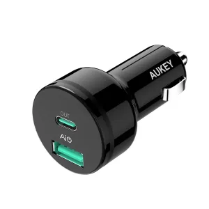 Aukey Usb-C Car Charger With Power Delivery Surprise Discount Today Best Seller Discount