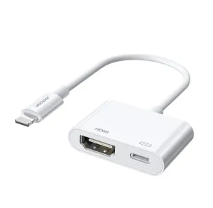 Joyroom S-H141 Lightning To Hdmi Adapter - White Save More Now