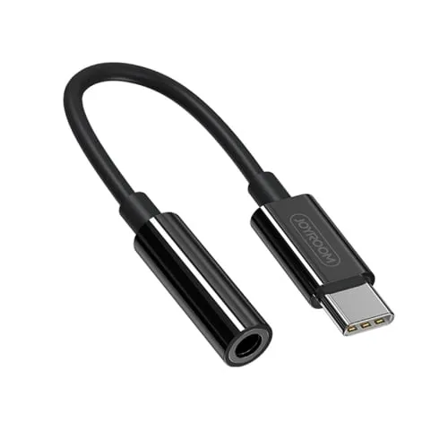 Joyroom Sh-C1 Type C To 3.5Mm Convertor - Black Dont Miss This Deal Dont Miss Todays Deal
