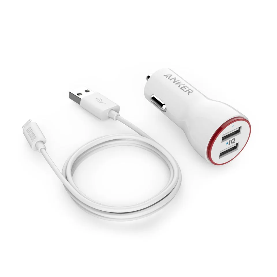 Hot Price Drop Grab It Before Gone Anker Powerdrive 2 Ports With 3Ft Micro Usb Cable - White