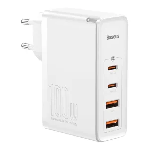 Dont Miss This Deal Best Deal Online Baseus Gan2 Pro 100W 2 X Usb   2 X Type-C Ports Quick Charger With Type-C Cable - White