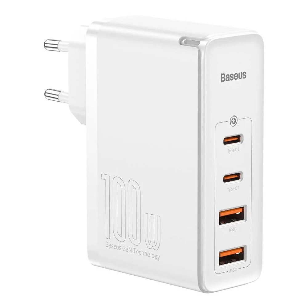 Dont Miss This Deal Best Deal Online Baseus Gan2 Pro 100W 2 X Usb   2 X Type-C Ports Quick Charger With Type-C Cable - White