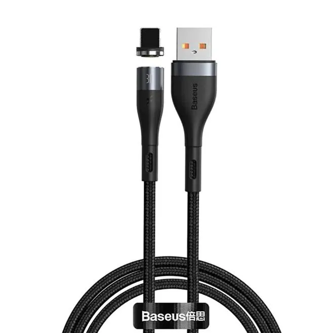 Price Drop Today Shop Hot Picks Baseus Zinc Magnetic Iphone Safe Fast Charging Data Cable 2.4A 2M - Black