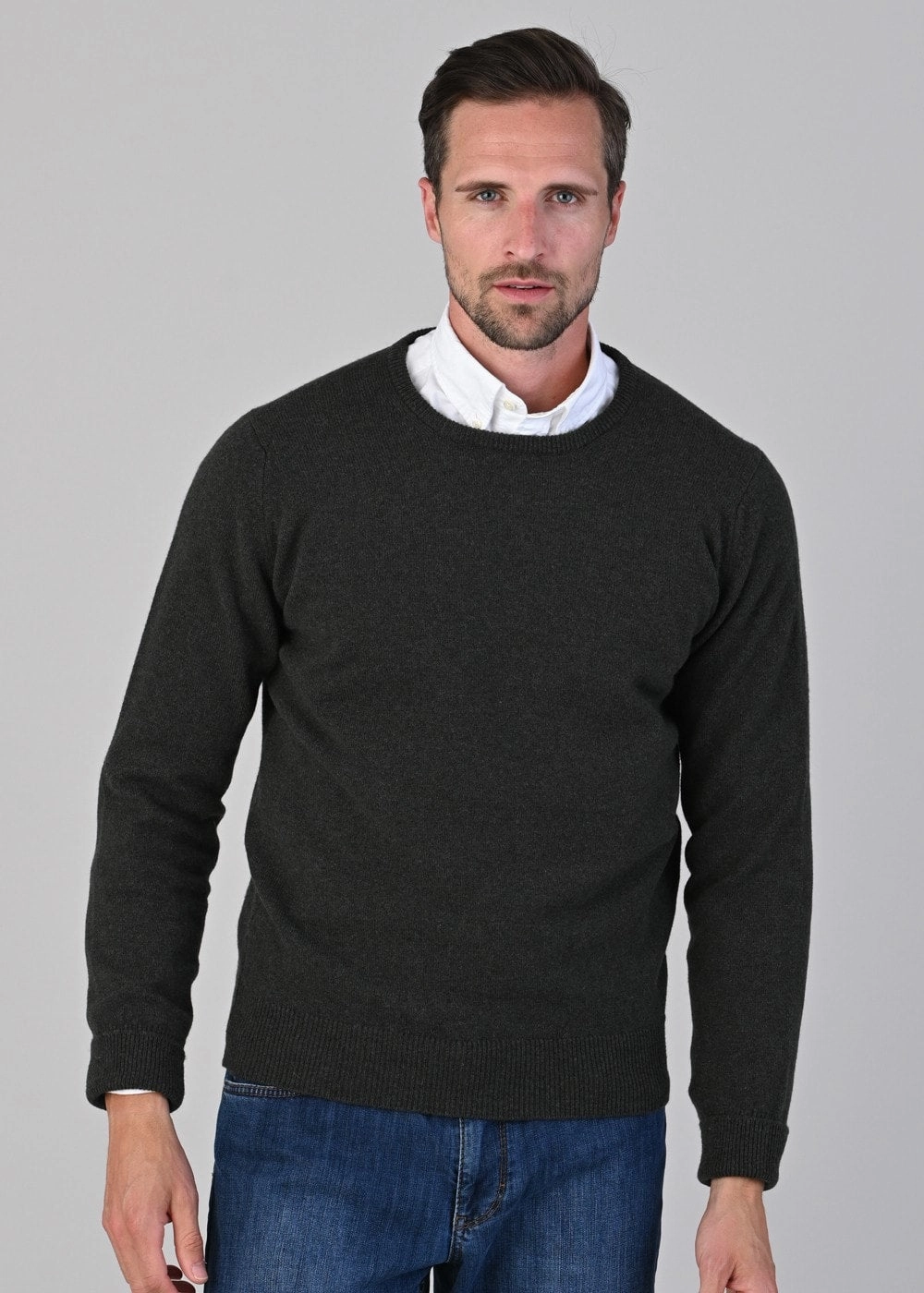 Shop the Savings Clearance Event Today Rob 2 Ply Lambswool Crew Neck