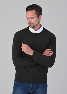 Rob 2 Ply Lambswool Crew Neck Dont Miss Out