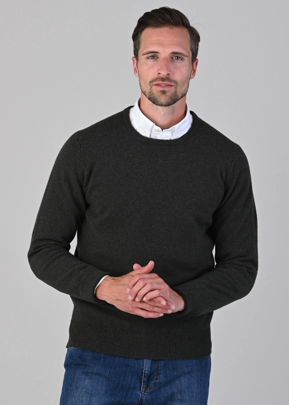 Shop Smart Deals Flash Sale Now Rob 2 Ply Lambswool Crew Neck