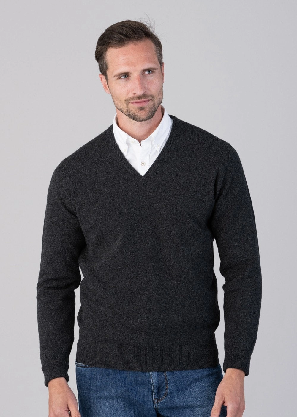 Oxton 1 Ply Cashmere V-Neck Special Steal Event Today Only Hot Sale